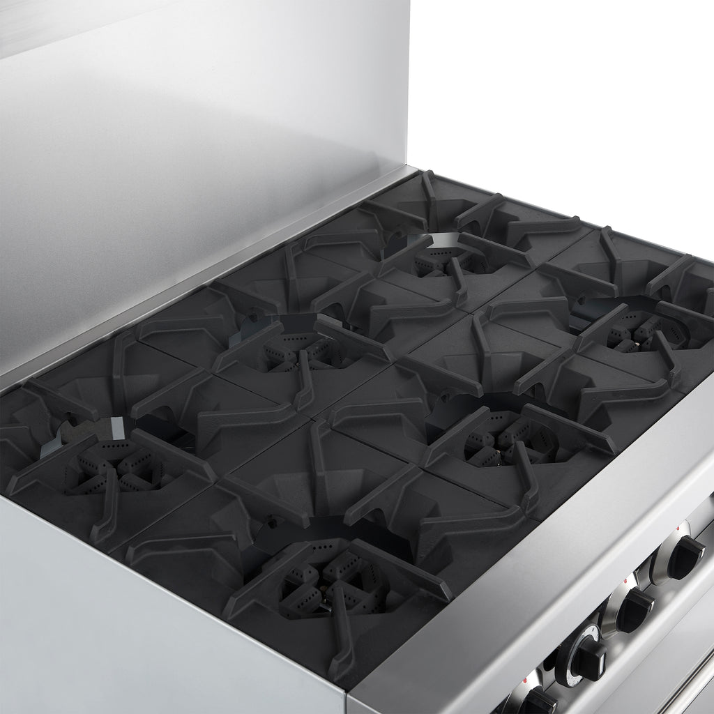 Forno Commerciale 36 Inch Gas Range with 6 Burners