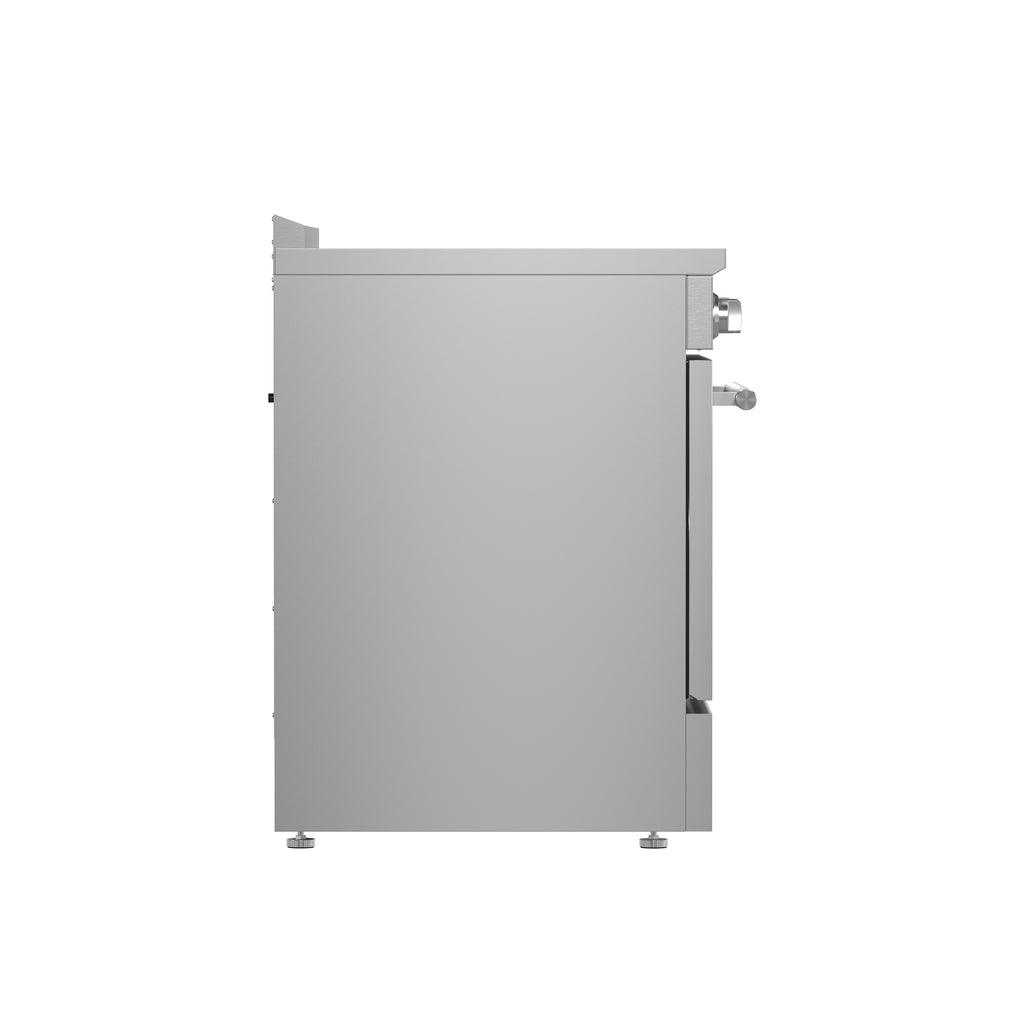 Forno Paolo 30-Inch Freestanding Electric Range, Stainless Steel, 4.38 cu.ft, True Convection Oven, Energy Efficient
