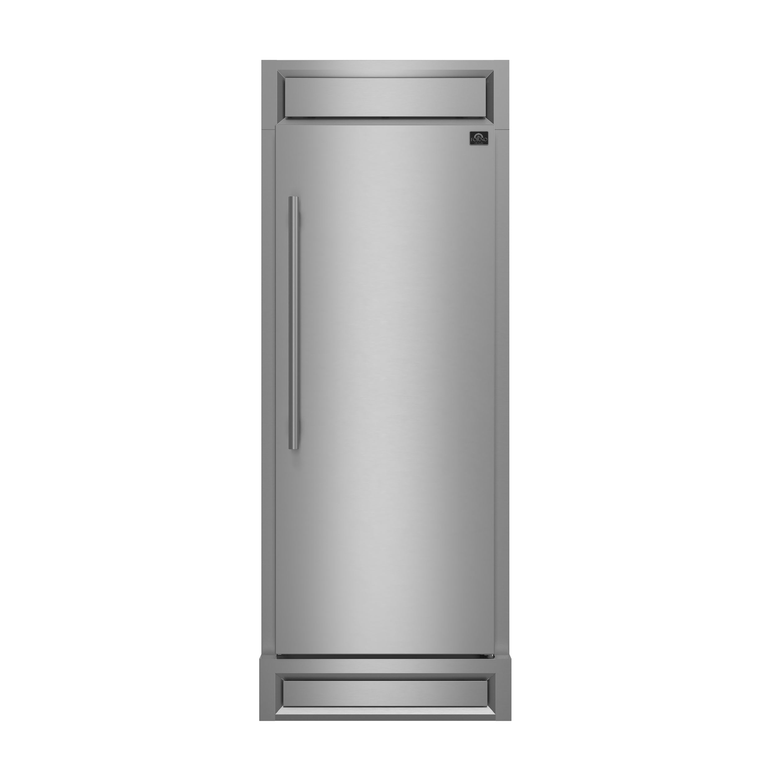 Forno Maderno 28-Inch Built-In Convertible Refrigerator, 13.6 cu.ft, Right Swing, Decorative Grill, ENERGY STAR Certified