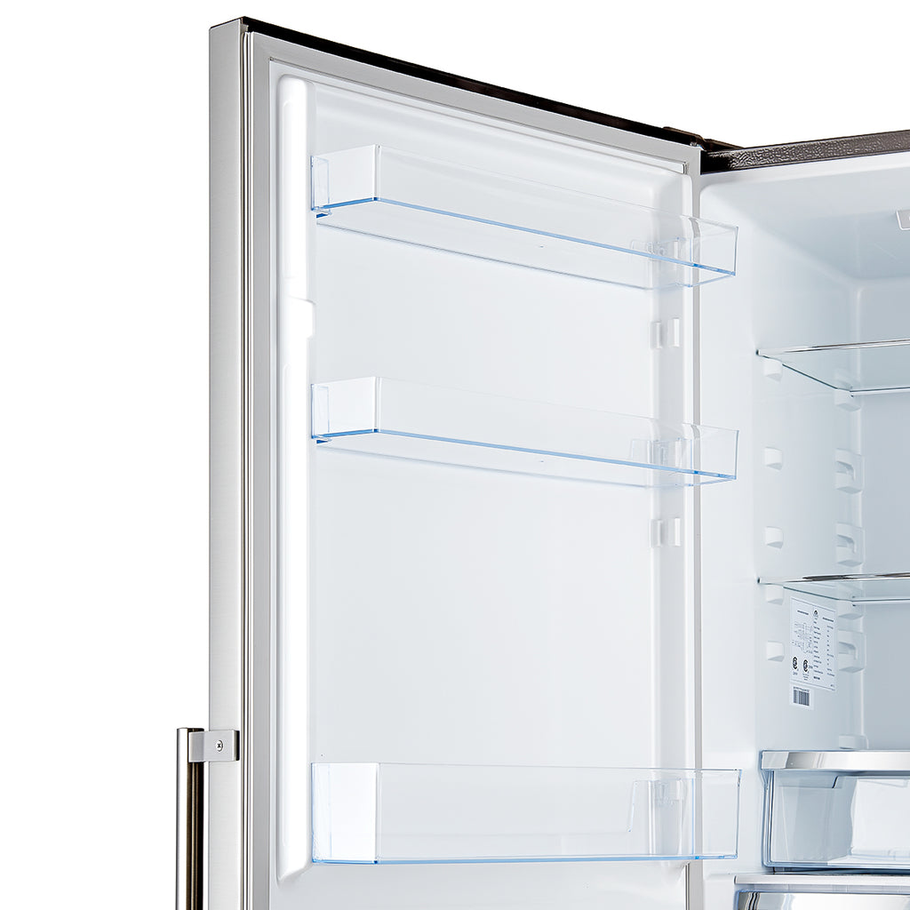 Forno Guardia 24-Inch Bottom Freezer Refrigerator, Left Swing, 10.8 cu.ft, ENERGY STAR Certified
