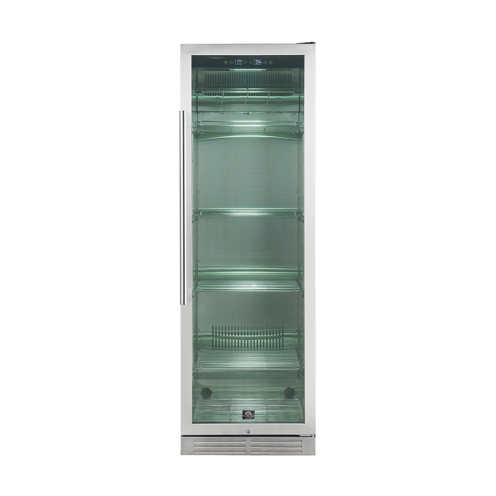 Forno Asciutto 24-Inch Dry Aging Cabinet, Stainless Steel 304, 14.66 cu.ft, UV Sterilization