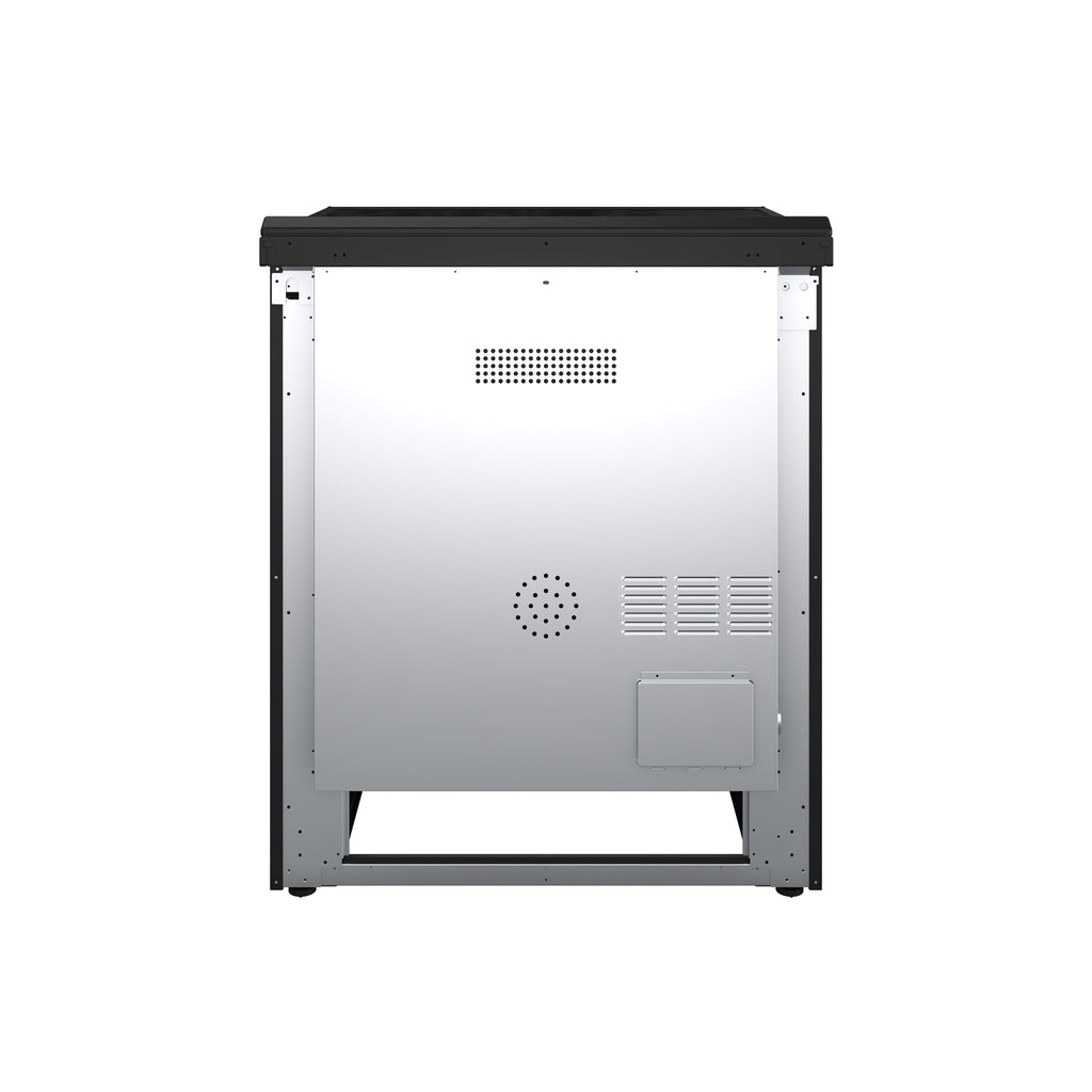 Forno Leonardo Espresso 30-Inch Black Electric Range, True Convection, Energy Efficient