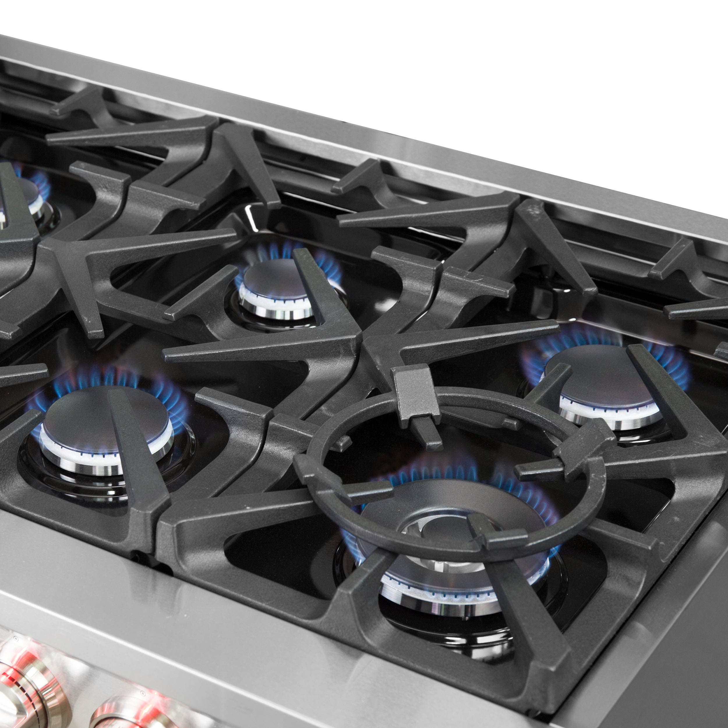 Forno Massimo 60-Inch Freestanding Gas Range, 10 Burners, True Convection Oven