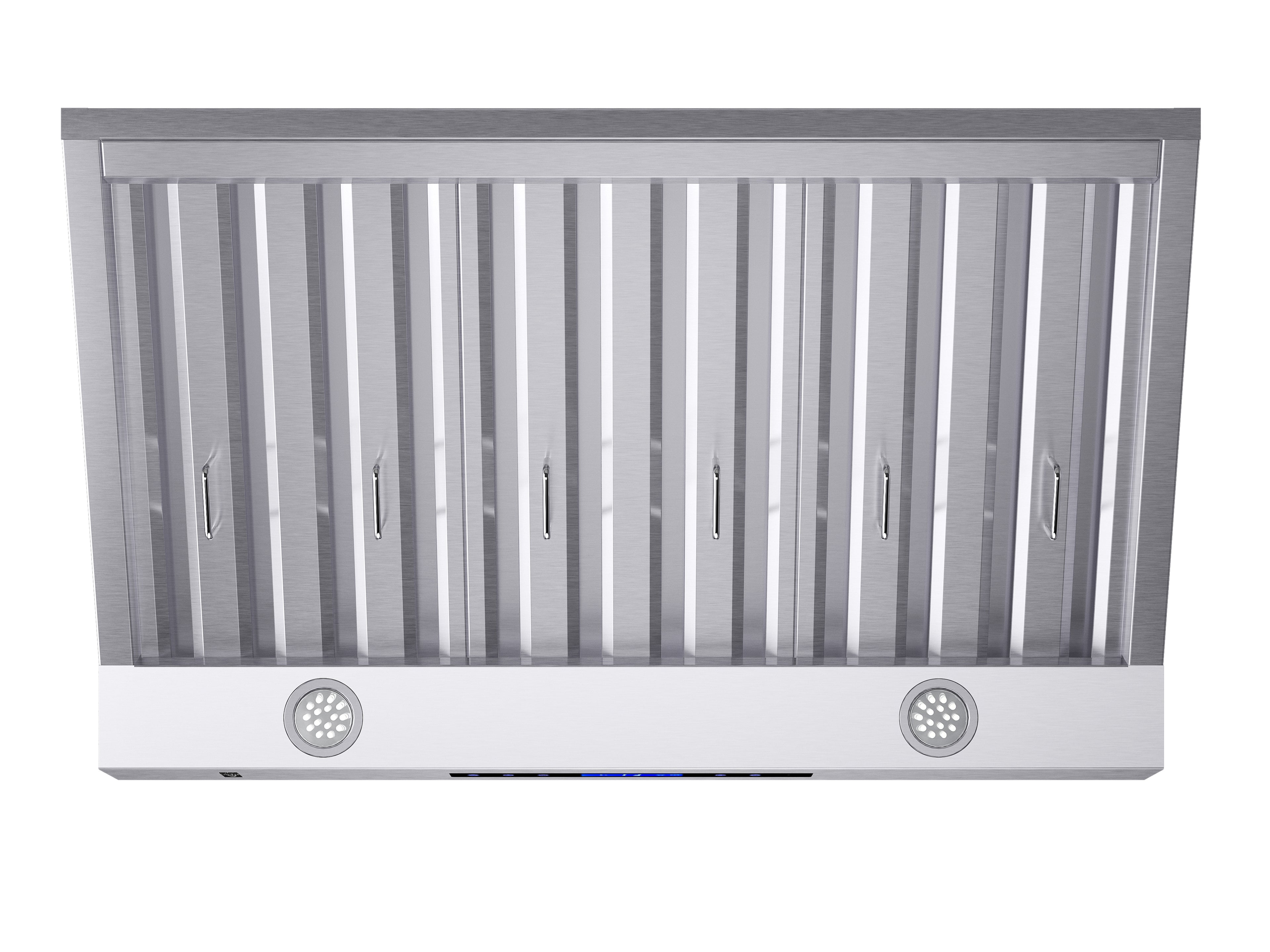 Forno Palazzo 36-Inch Wall Mounted Range Hood, Stainless Steel, Heavy Duty Baffle Filters, Remote Control