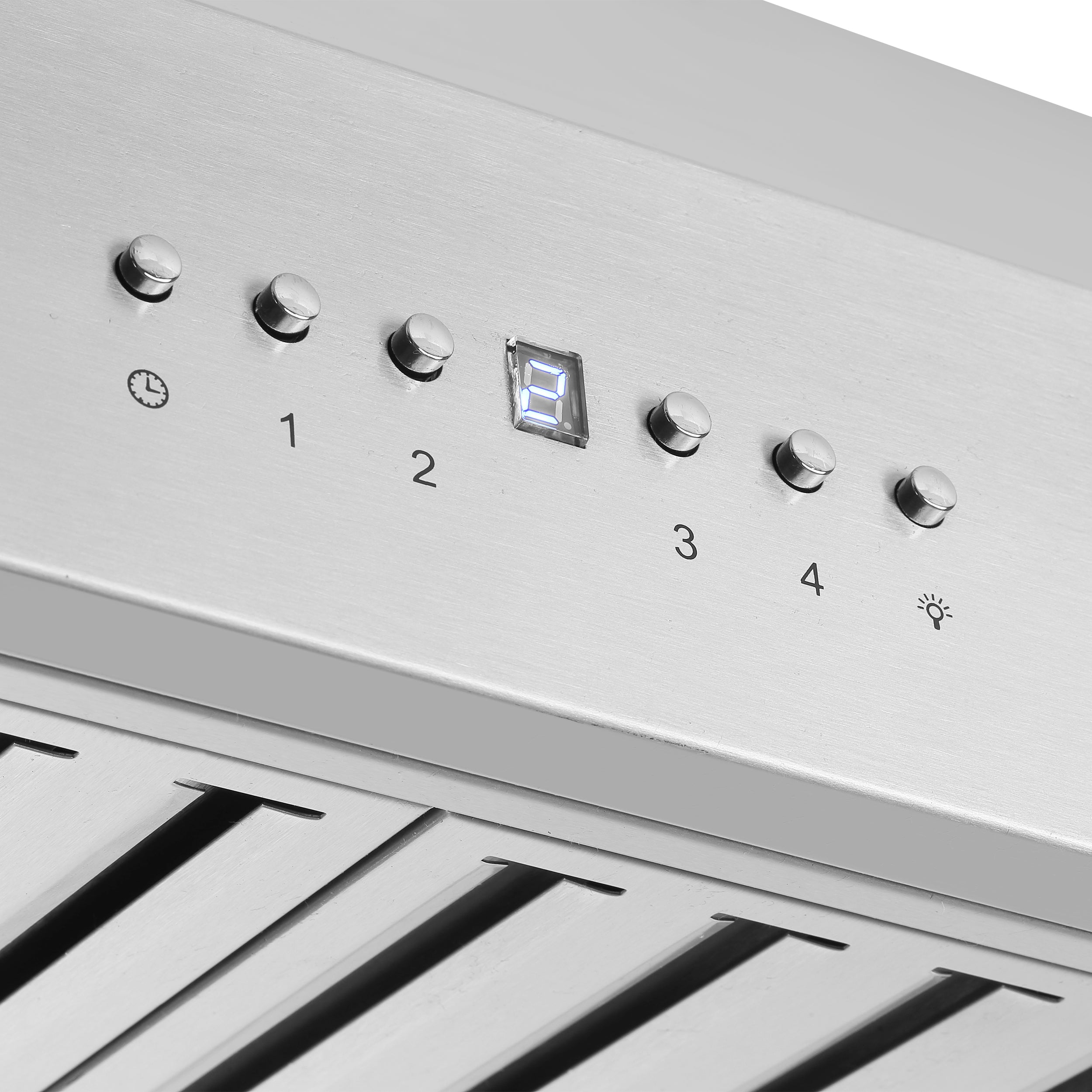 Forno Orvieto 36-Inch Wall Mount Range Hood, LED Lighting, Heavy Duty, Stainless Steel