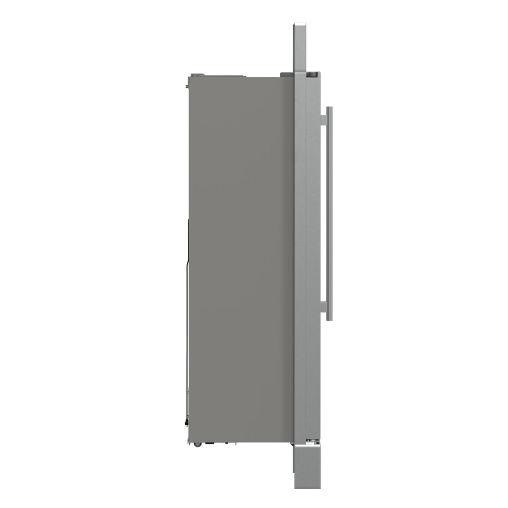 Forno Salerno 37-Inch Built-In Stainless Steel Refrigerator, 15.6 cu.ft, Modern Decorative Grill, ENERGY STAR Certified