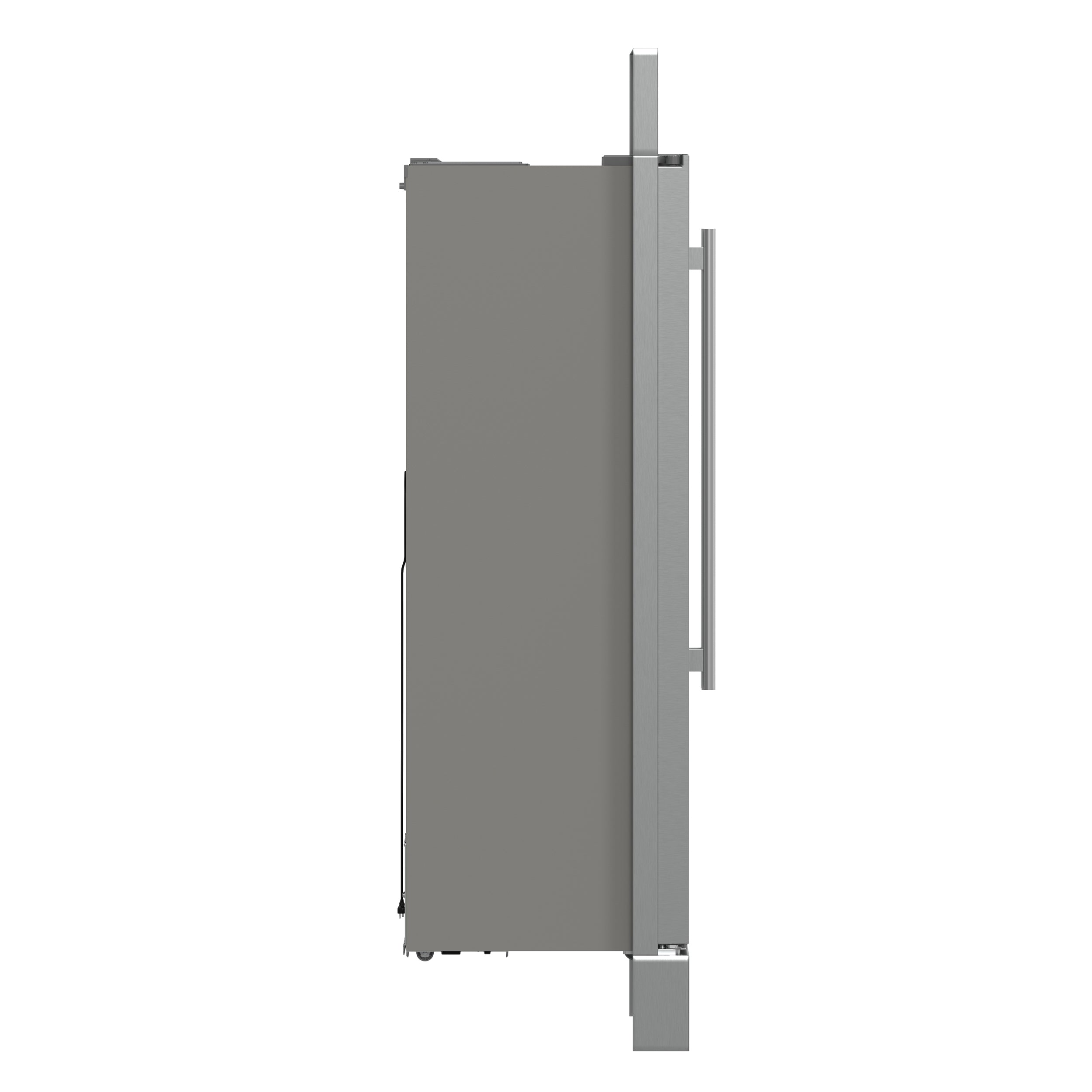Forno Salerno 37-Inch Built-In Stainless Steel Refrigerator, 15.6 cu.ft, Modern Decorative Grill, ENERGY STAR Certified