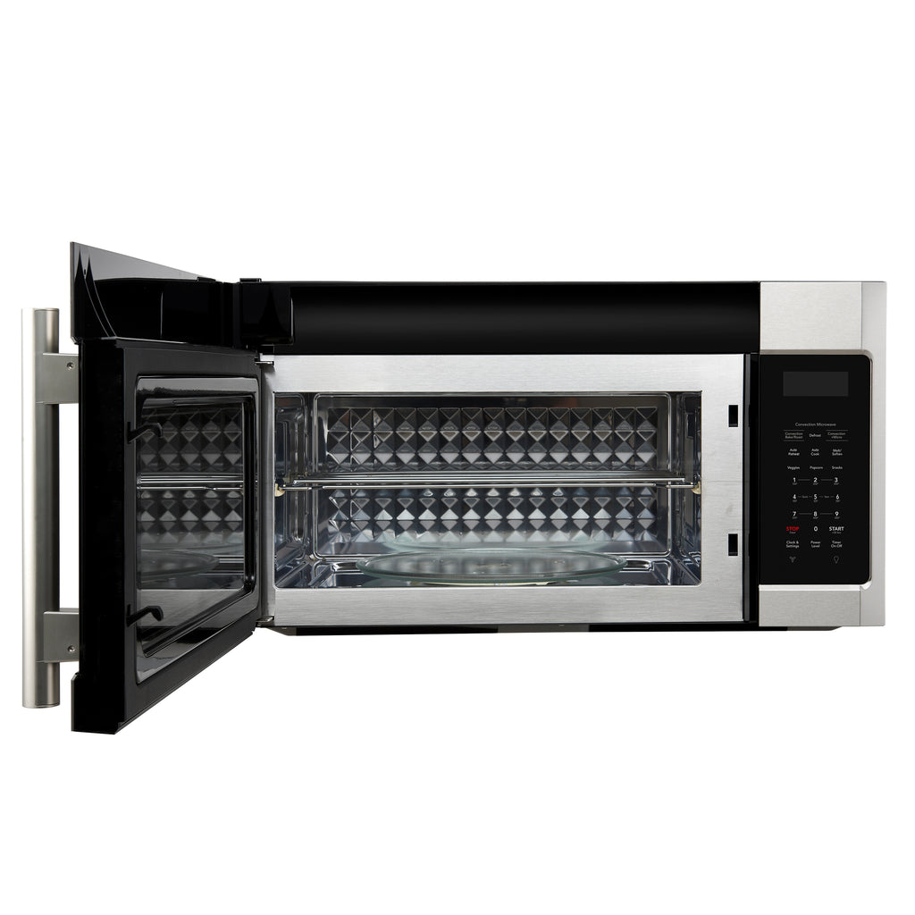 Forno Fornace 30-Inch Over the Range Convection Microwave, Stainless Steel – 1.5 cu.ft, 300 CFM Vent, Touch Control, LED Light