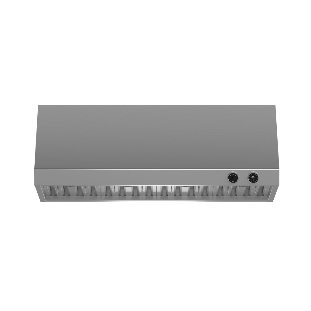 Forno Biagio 48-Inch Wall Mounted Range Hood, Stainless Steel, Heavy Duty