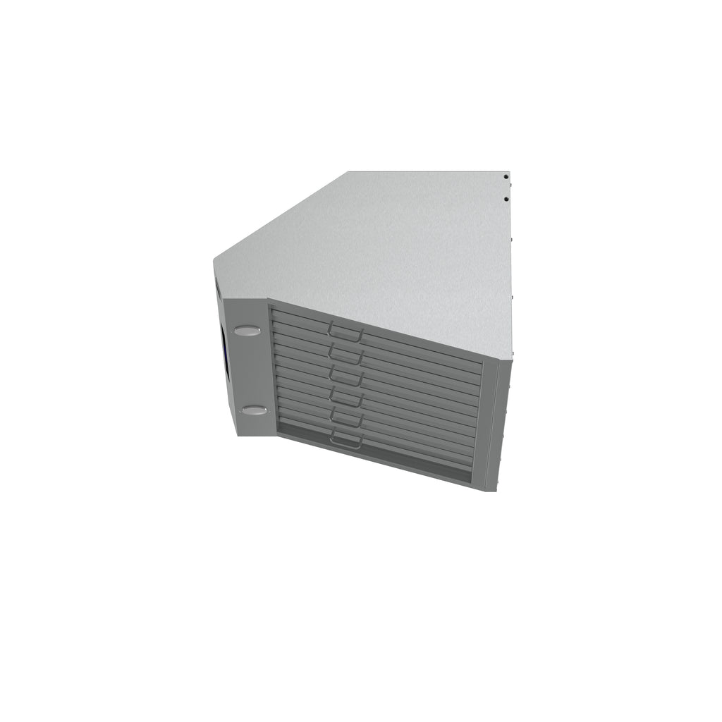 Forno Palazzo 36-Inch Wall Mounted Range Hood, Stainless Steel, Heavy Duty Baffle Filters, Remote Control