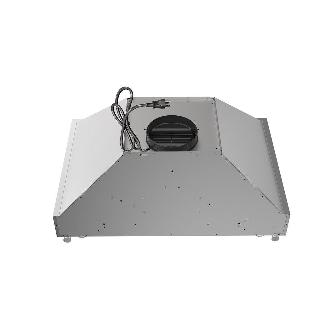 Forno Venezia 30 Inch Wall-Mounted Range Hood with Touch Controls and Baffle Filters