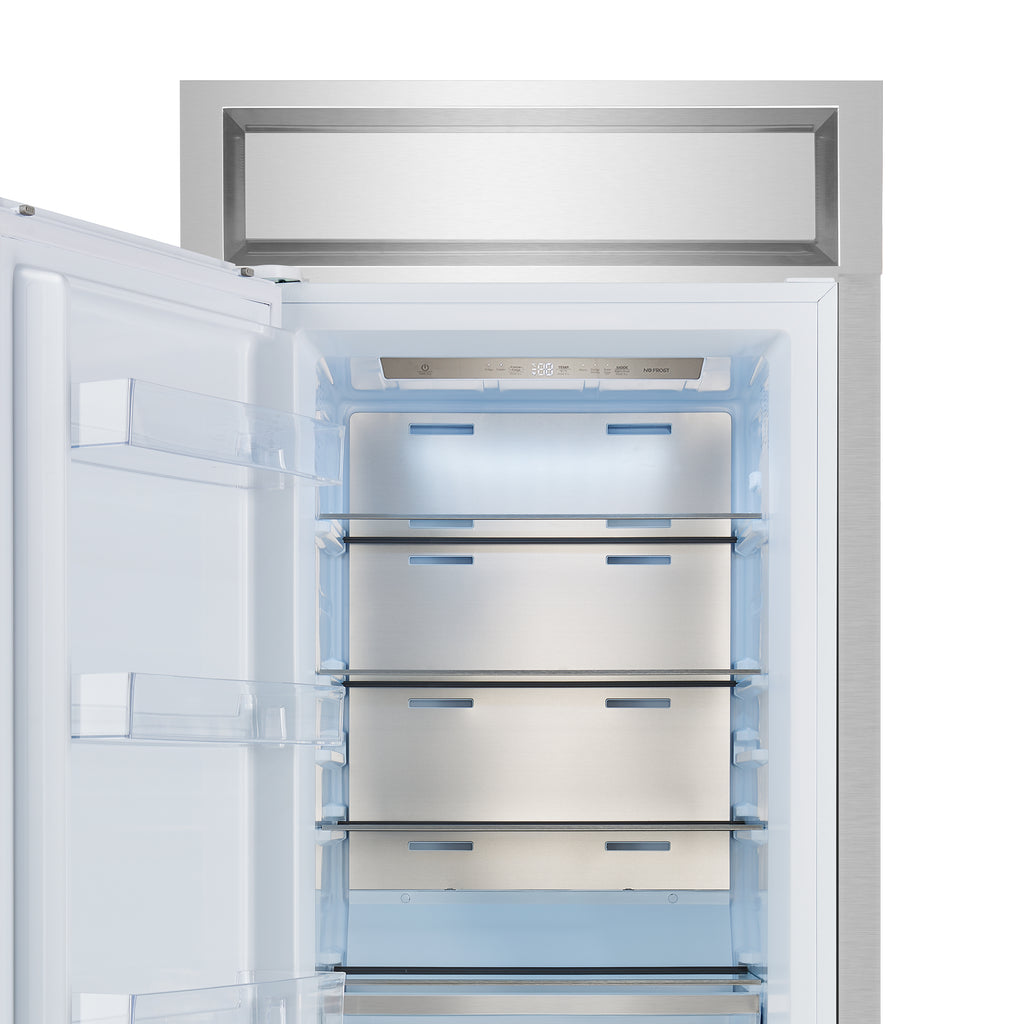 Forno Maderno 28-Inch Built-In Convertible Refrigerator, 13.6 cu.ft, Left Swing, Decorative Grill, ENERGY STAR Certified