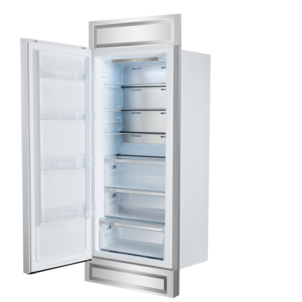 Forno Maderno 28-Inch Built-In Convertible Refrigerator, 13.6 cu.ft, Left Swing, Decorative Grill, ENERGY STAR Certified