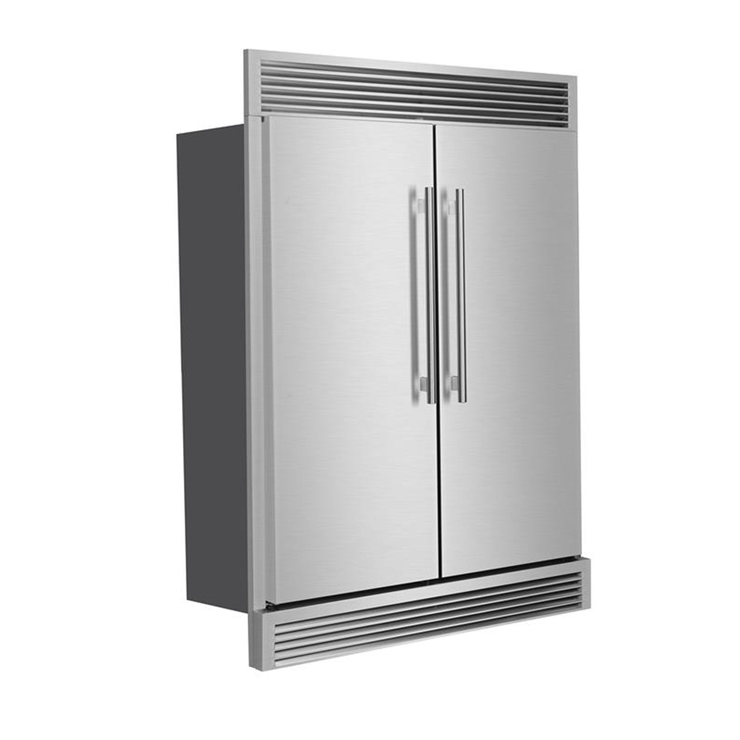 Forno Maderno 2-28-Inch Wide Convertible Refrigerator/Freezer, Decorative Trim, 27.2 cu.ft, 84-Inch High, ENERGY STAR Certified