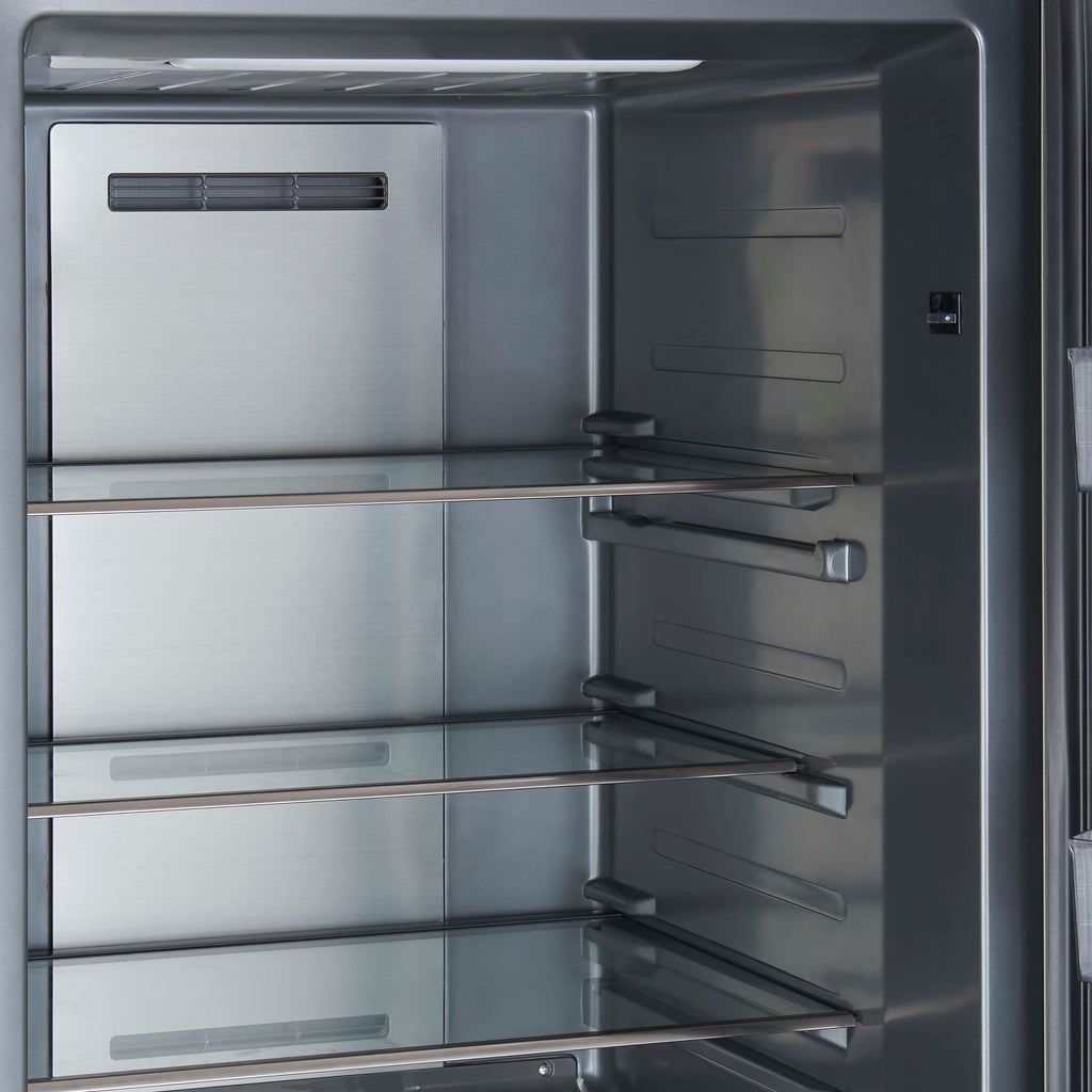 Forno Fortezza 60 Inch Convertible Refrigerator/Freezer with Modern Trim Kit, Stainless Steel, Total No Frost, with Automatic Ice Maker