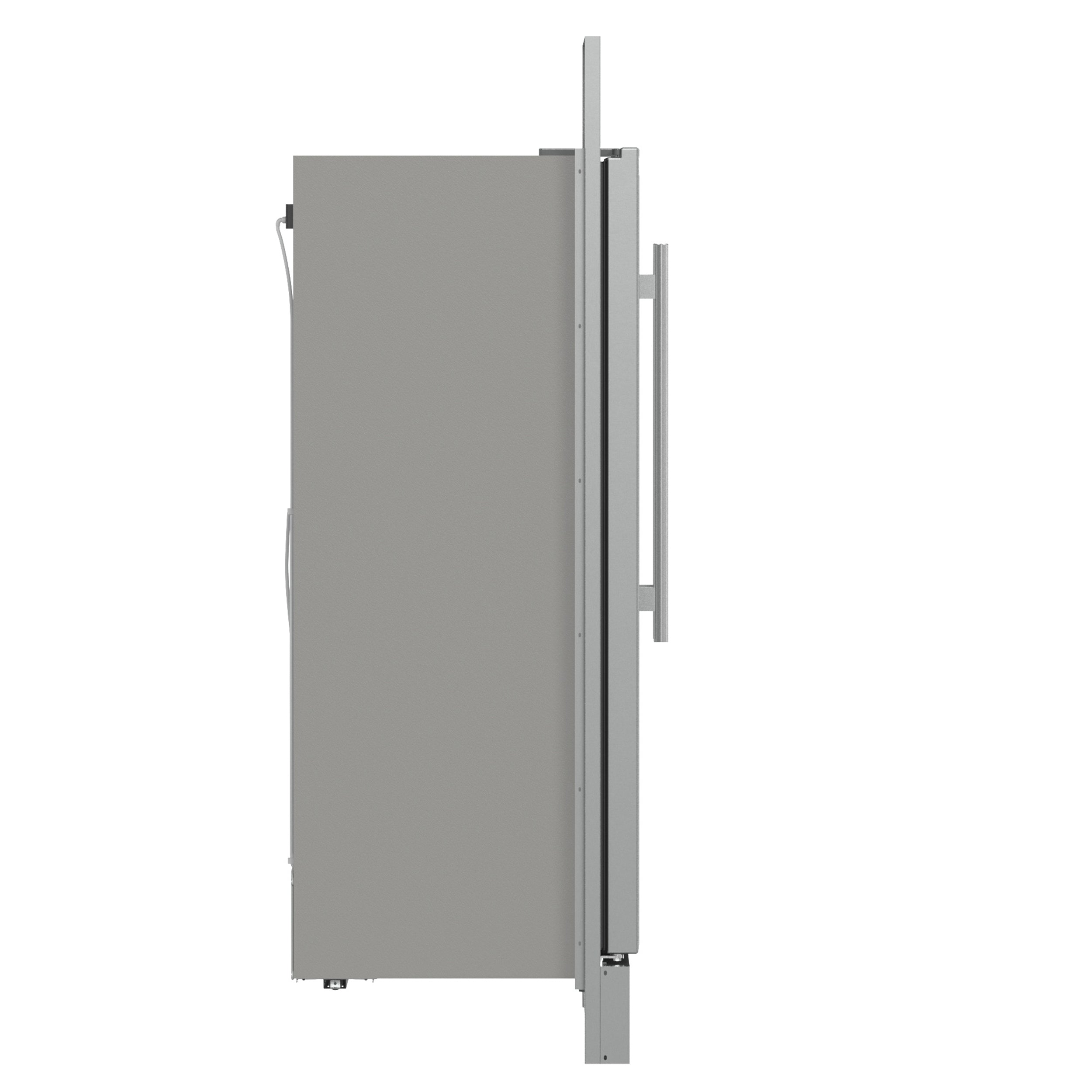 Forno Fortezza 60 Inch Convertible Refrigerator/Freezer with Modern Trim Kit, Stainless Steel, Total No Frost, with Automatic Ice Maker