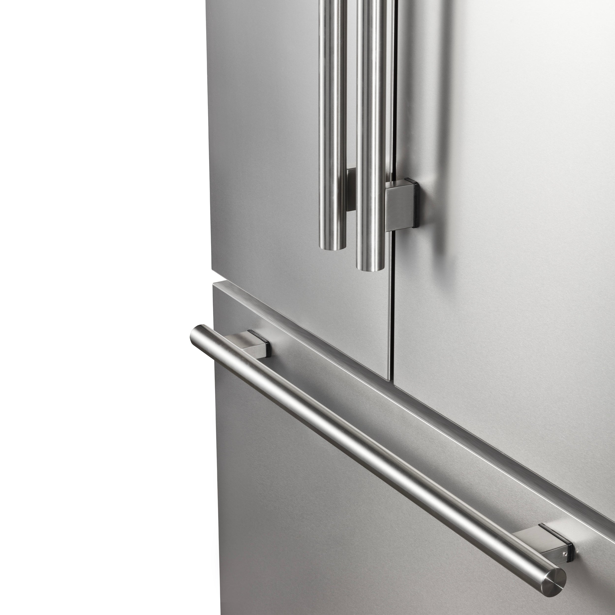 Forno Rivello 36 Inch French Door Refrigerator in Stainless Steel, Internal Water Dispenser, Filtered Ice, Adjustable Shelves, Energy Star Certified