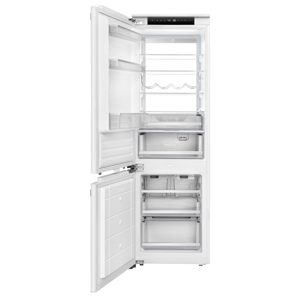Forno Rivestito 22 Inch Panel Ready Bottom Freezer Refrigerator, 8.3 cu. ft., Ice Maker, Total No Frost, Fast Cool & Fast Freeze
