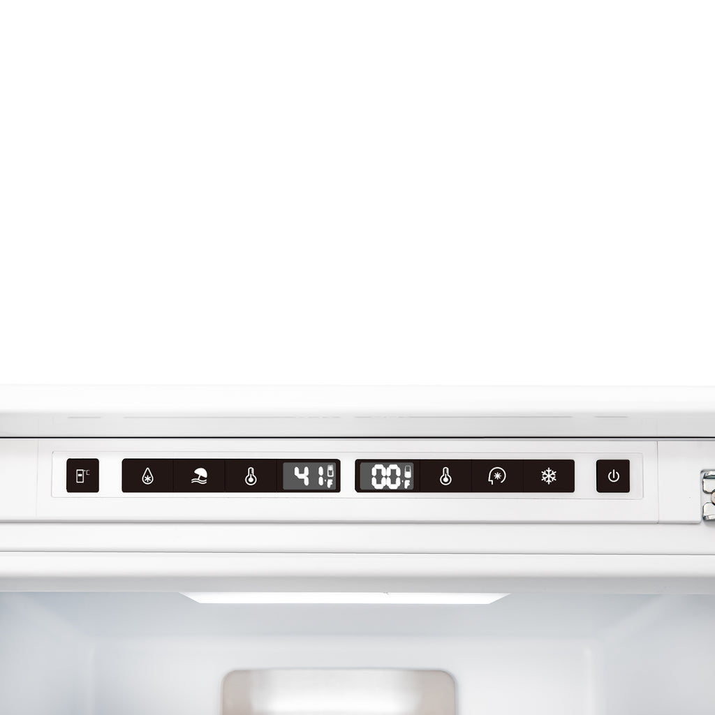 Rivestito 42 Inch Panel Ready Double Bottom Freezer, 16.9 cu. ft., Ice Maker, Total No Frost, Fast Cool & Fast Freeze