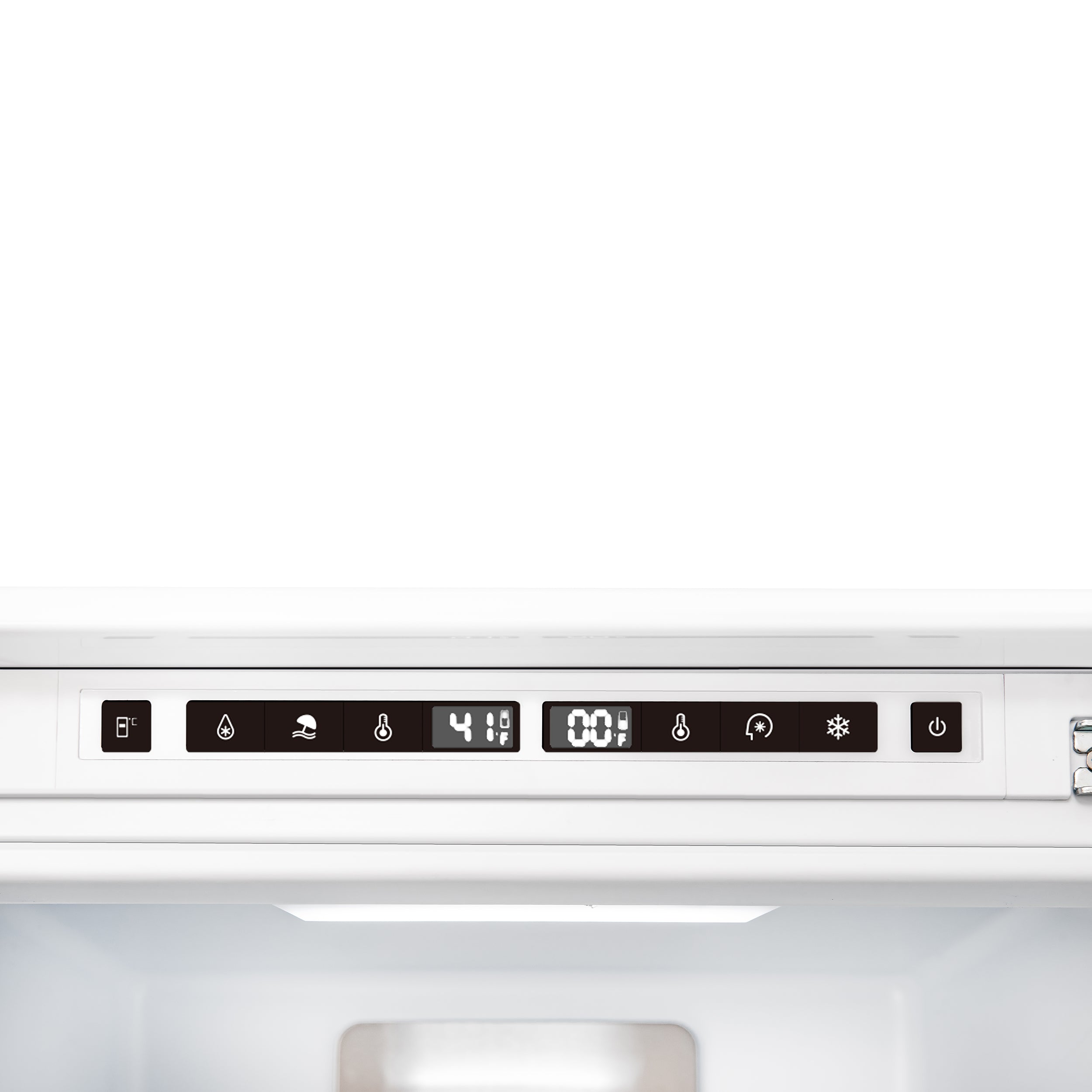 Rivestito 42 Inch Panel Ready Double Bottom Freezer, 16.9 cu. ft., Ice Maker, Total No Frost, Fast Cool & Fast Freeze