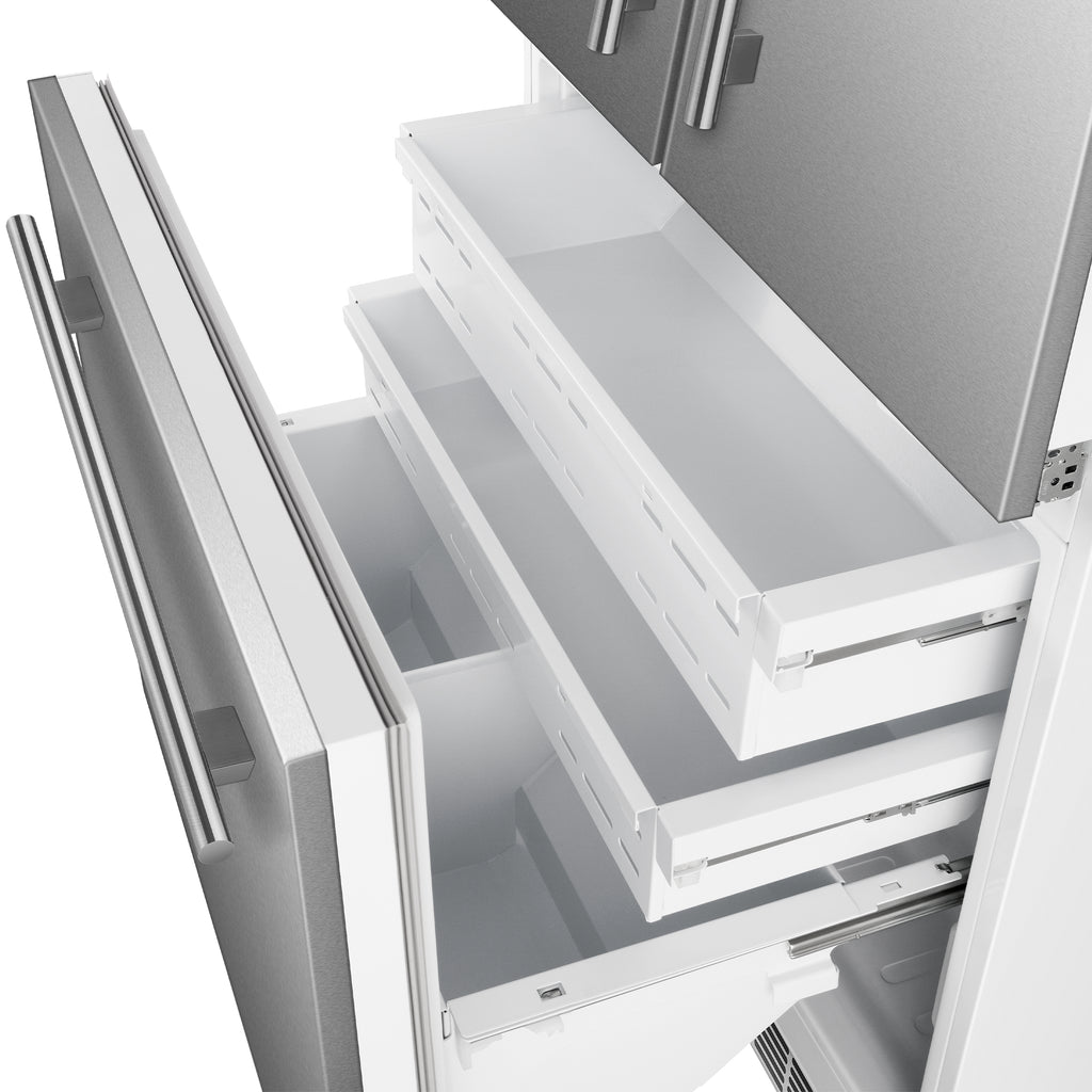 Rivestito Refrigerator, French Door, 36 Inch, Energy Star, Fast Freeze