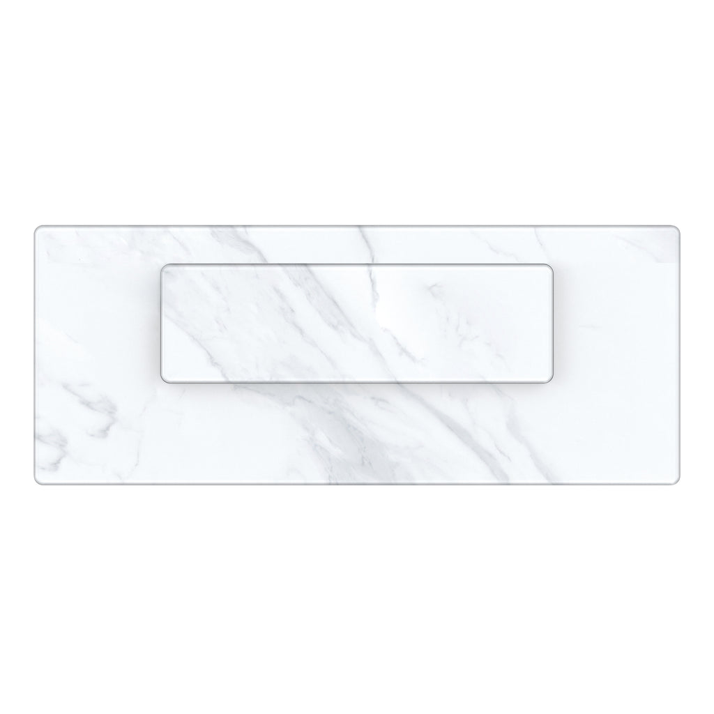 Elevato Smart Bar Table in White, 5.3 cu.ft fridge and freezer with Bluetooth control