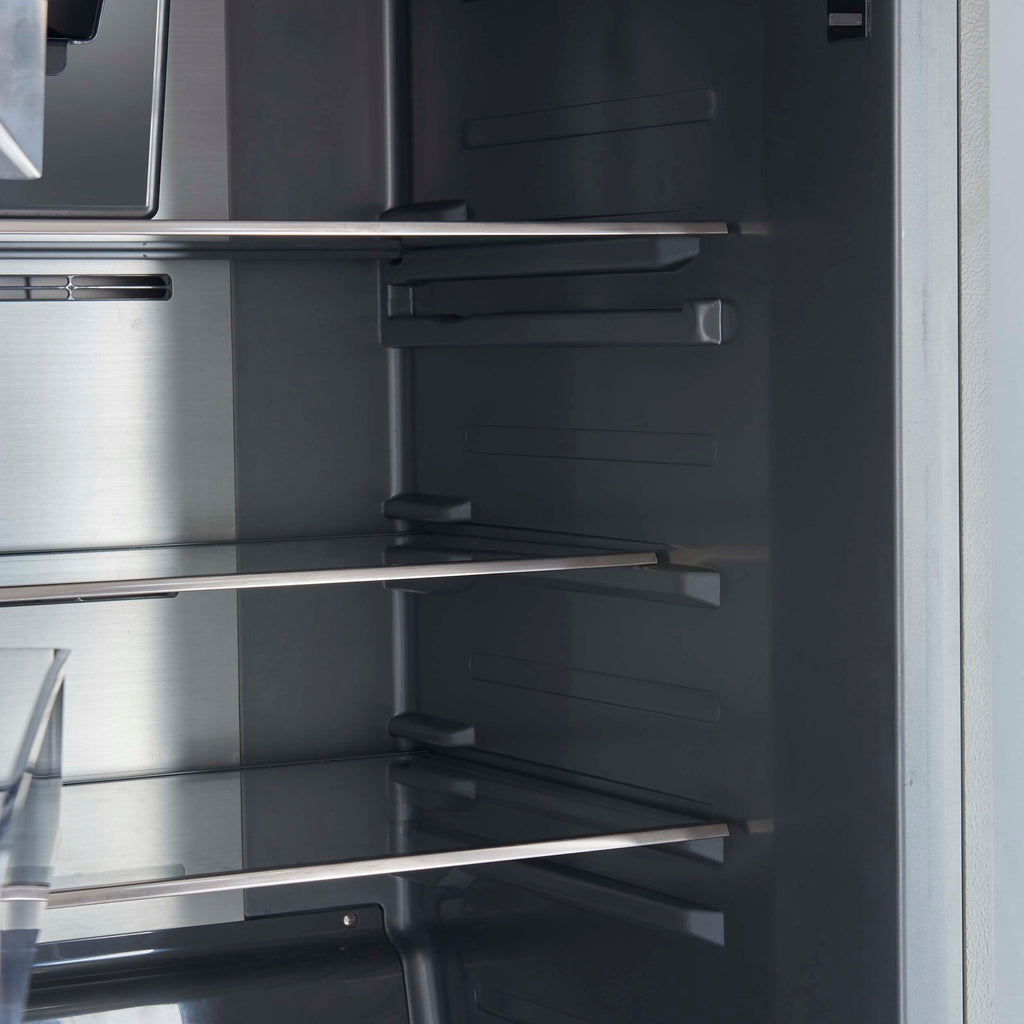 Forno Fortezza 60 Inch Convertible Refrigerator/Freezer with Modern Trim Kit, Stainless Steel, Total No Frost, with Automatic Ice Maker