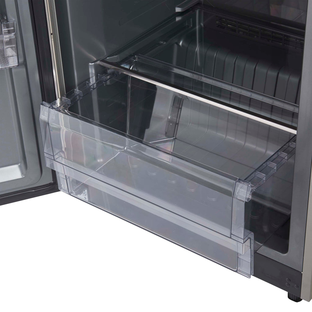 Forno Fortezza 60 Inch Convertible Refrigerator/Freezer with Modern Trim Kit, Stainless Steel, Total No Frost, with Automatic Ice Maker