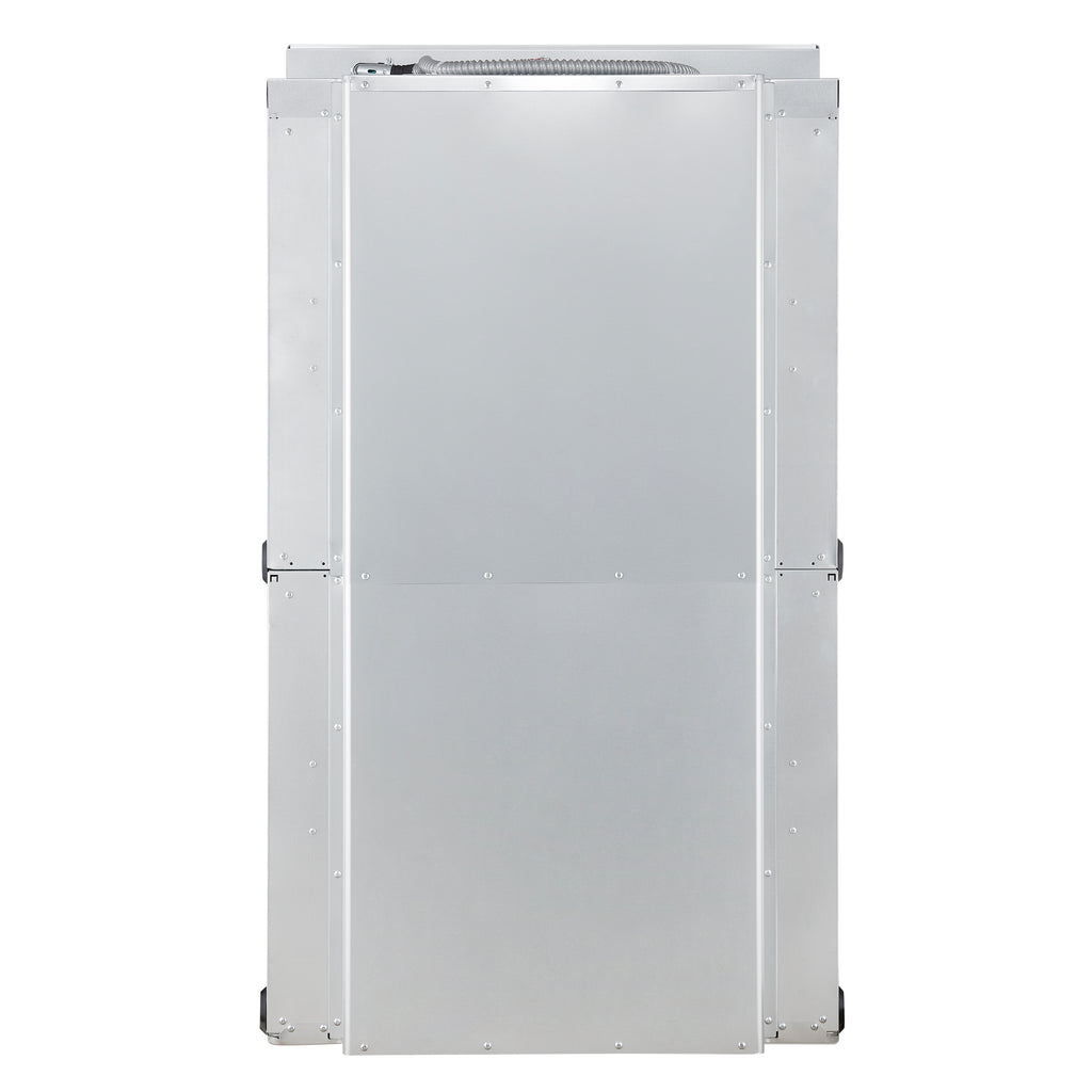 Forno Vomero 30-Inch Double Wall Oven, White, 10 cu.ft Total Capacity, 7100W Convection, Mechanical Controls, Manuel Steam Clean