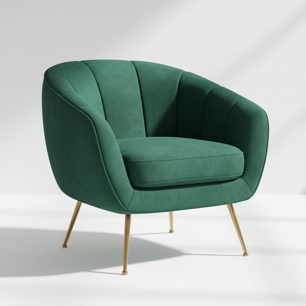 Luxury Velvet Accent Chair